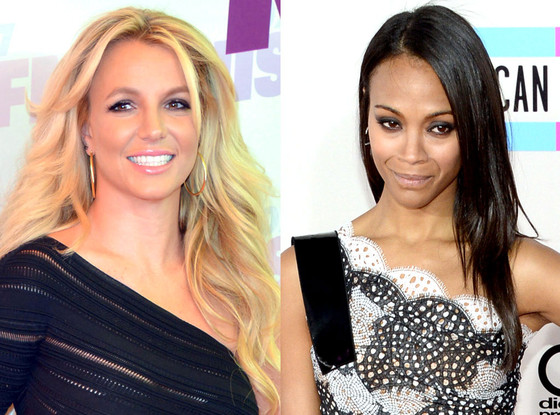 Britney Spears, Zoe Saldana Britney Spears, Zoe Saldana
